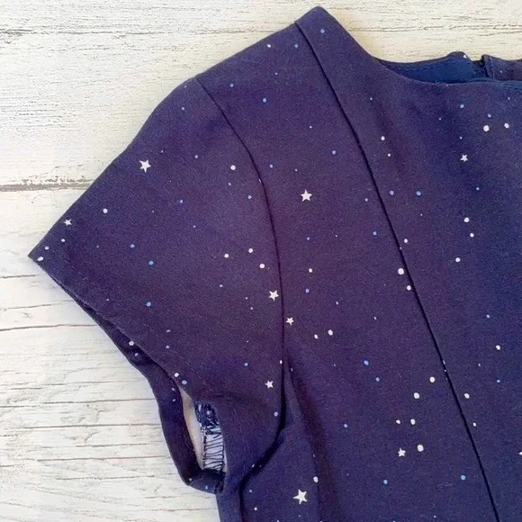 Genuine Kids Woodland Deer Night Sky Dress - Picture 5 of 6